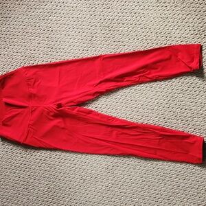 NWOT Womens Born Primitive Go To Leggings Medium Red